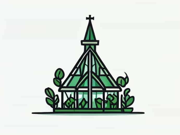 Steeple Of Greenhouse Placidity
