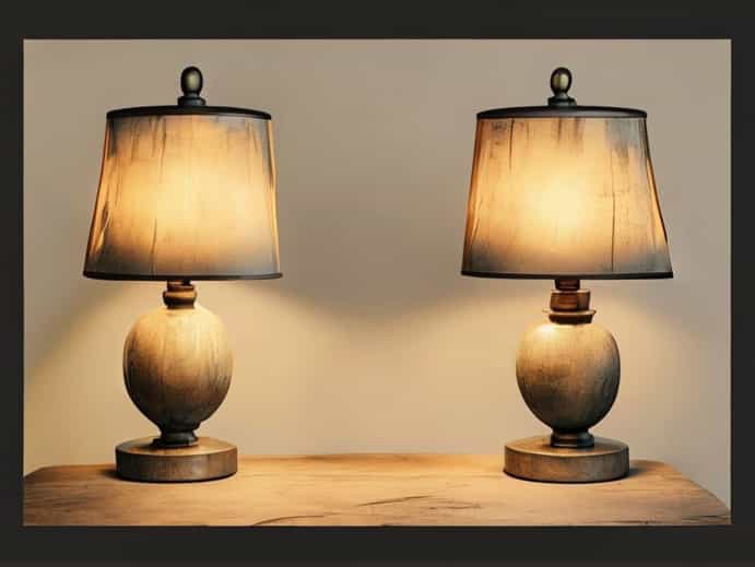 Vintage Rustic Table Lamps