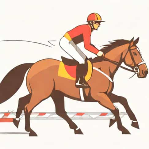 A Professional Rider In Horse Races