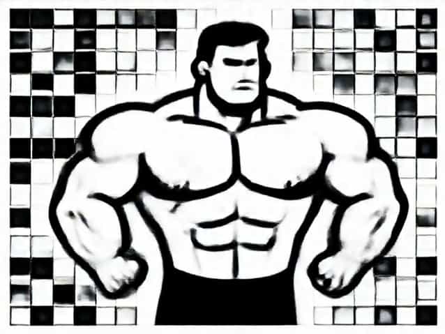 Big Strong And Beefy Crossword Clue