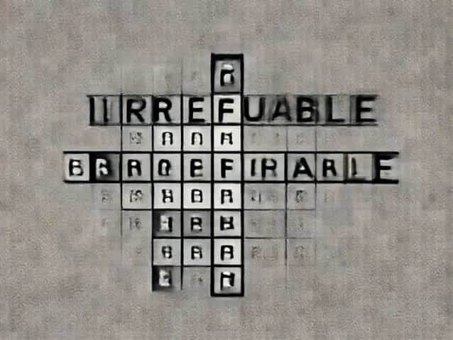 Crossword Clue Irrefutable Evidence