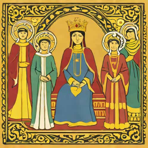 Empress Theodora And Her Attendants