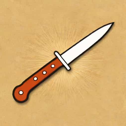 Knife Worn As Part Of Highland Dress