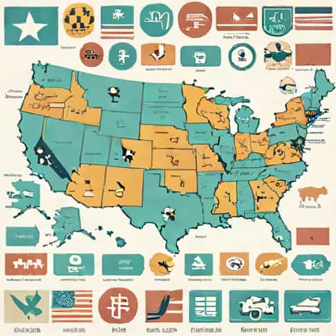 The 50 States In Alphabetical Order