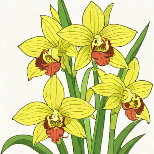 Cymbidium Chloranthum X Devonianum