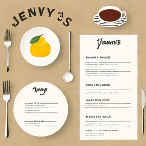 Jenny'S Restaurant Heliopolis Menu