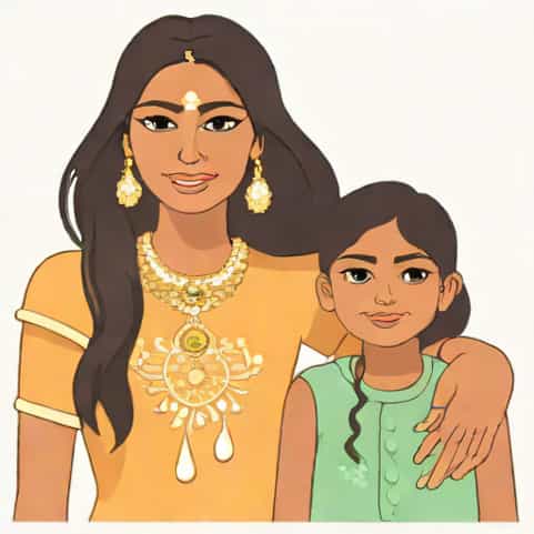 Qismat Rishi And Tanisha Real Photo