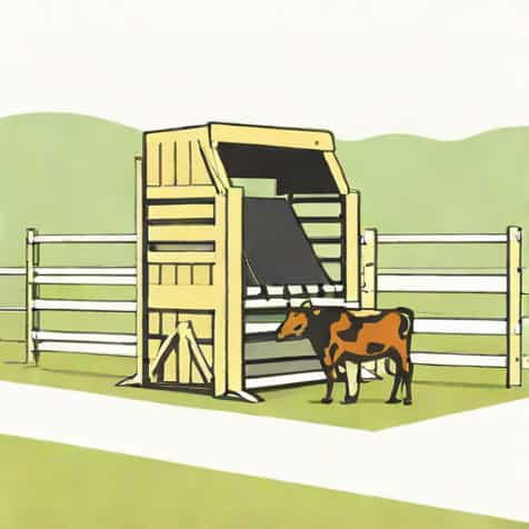 Used Cattle Grooming Chute For Sale