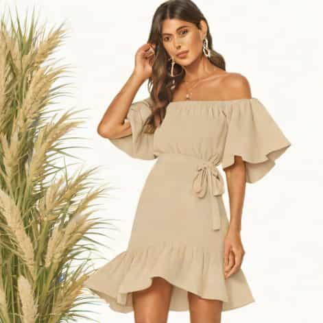 X Revolve Lottie Dress In Oat Sndys
