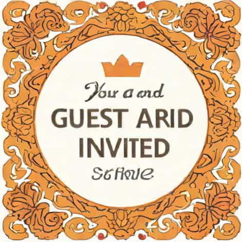 You And A Guest Are Invited Wording