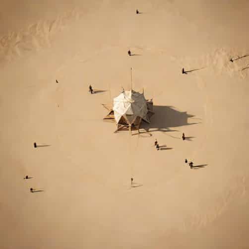 Burning Man Aerial View