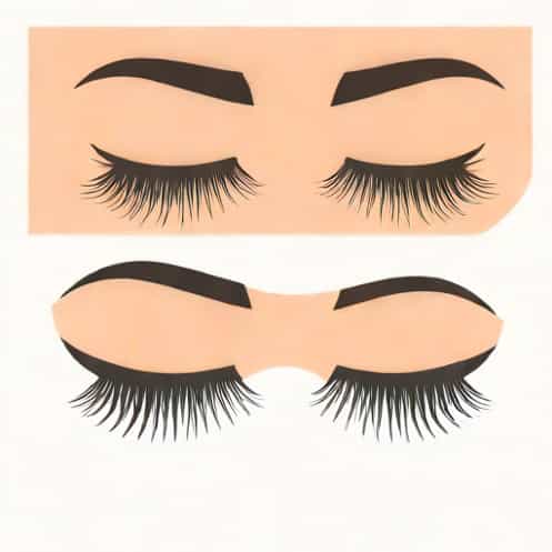 False Lashes Pre Glued