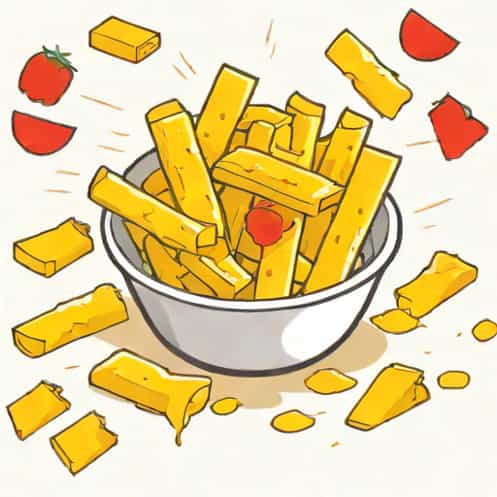 Fries With Nacho Cheese