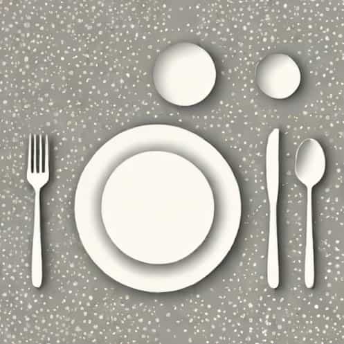 Grey Speckle Dinner Set